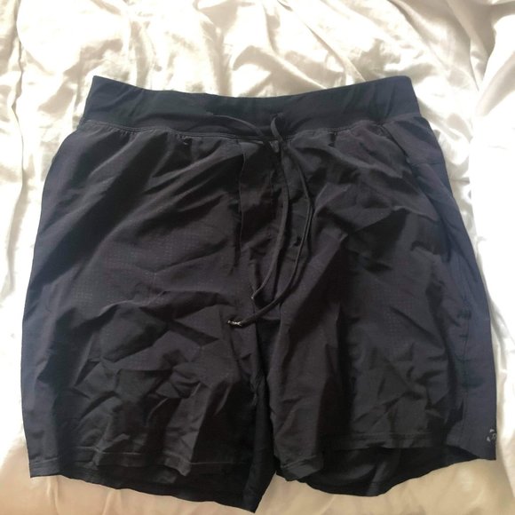 lululemon athletica Other - lululemon black T.H.E shorts, size L, 7in inseam